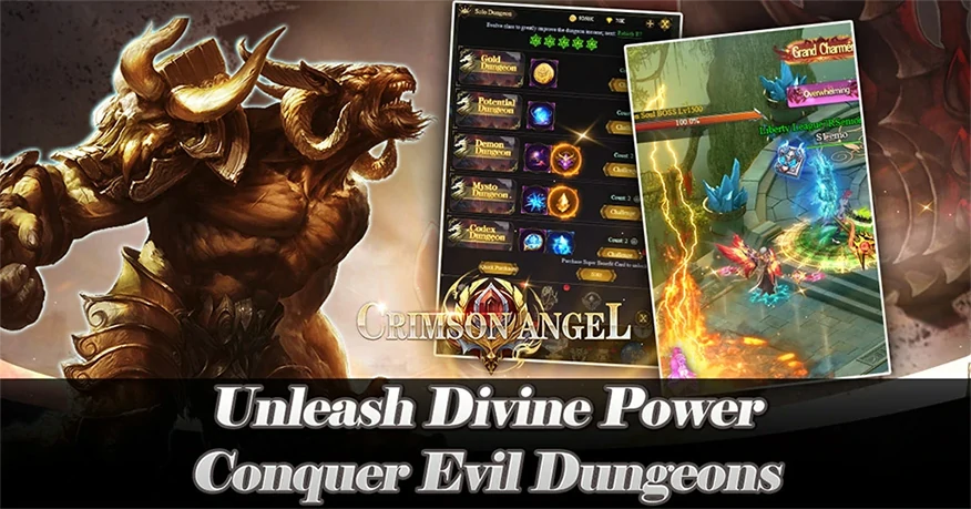Unleash Divine Power Conquer Evil Dungeons